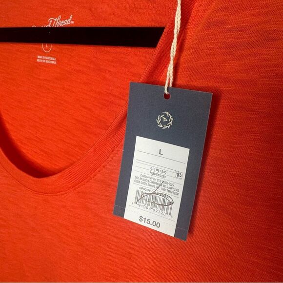 Universal Thread Red Oversized Short Sleeve Dress casual Large (r1) - Picture 2 of 5